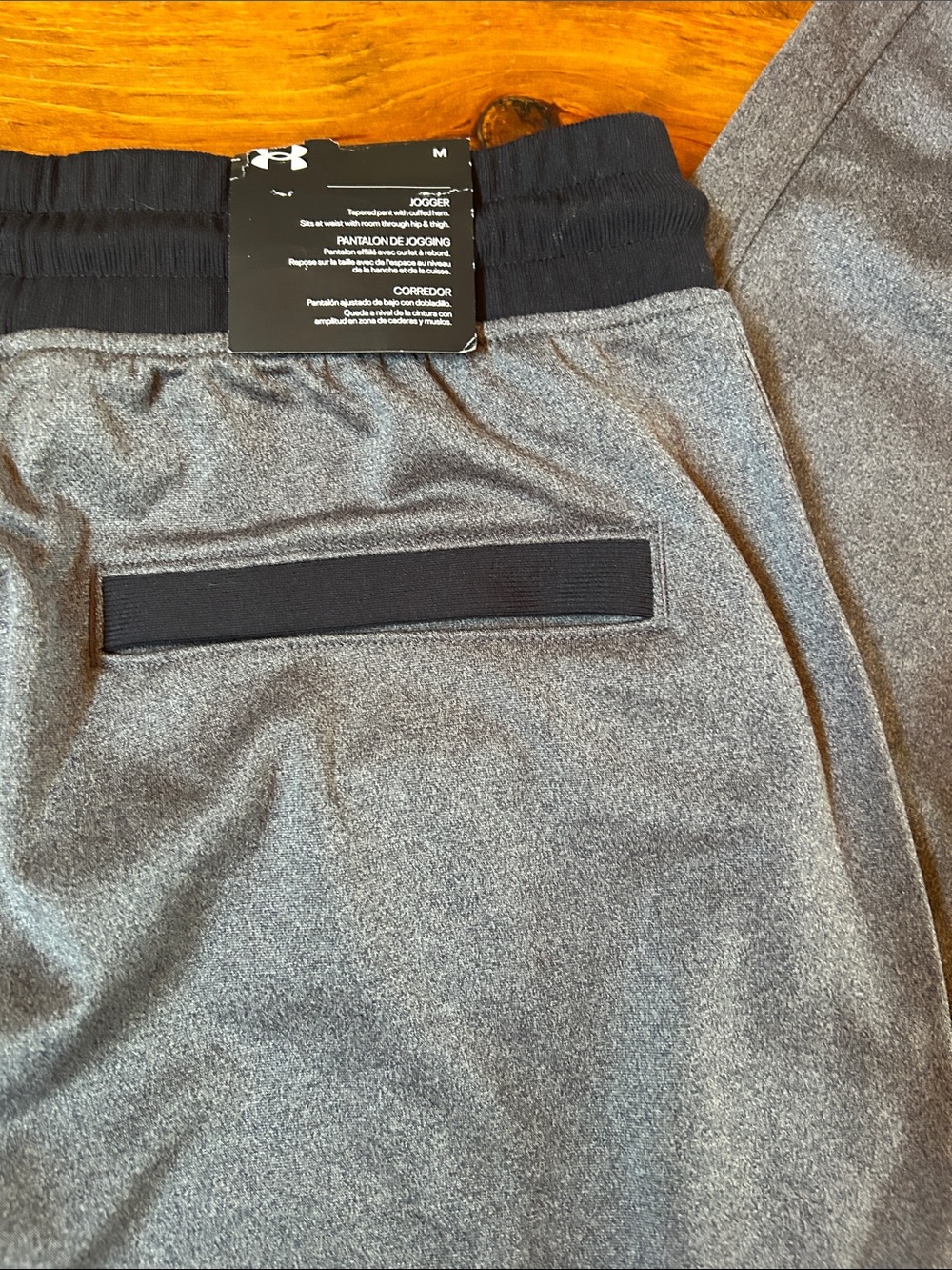 Under Armour Gray & Black Athletic Joggers - Picture 8 of 11